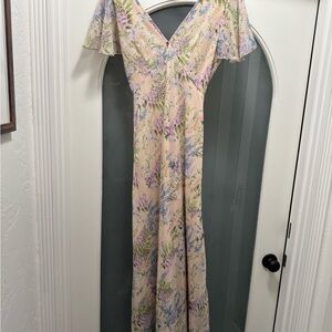Vici Pastel Floral Maxi Dress